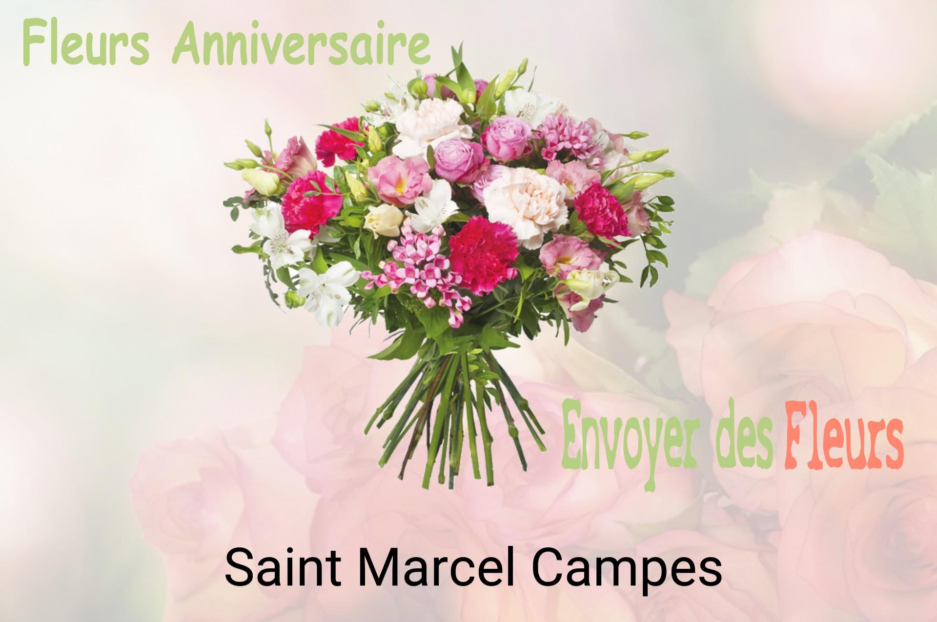 Bouquet de fleurs d’anniversaire livré à Saint-Marcel-Campes